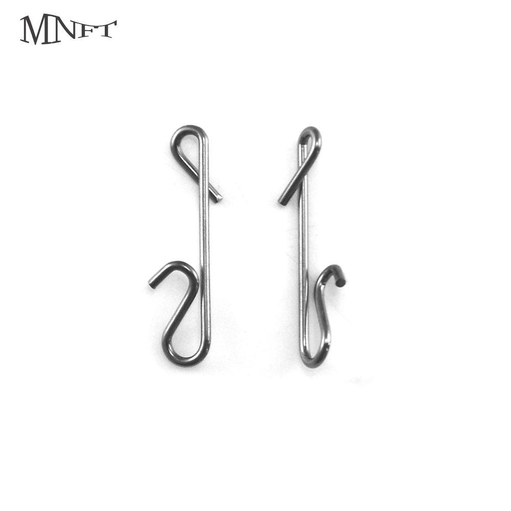 Fishing Lure Accessories - MNFT 100Pcs/Pack Braid Knotless Connectors Barrel