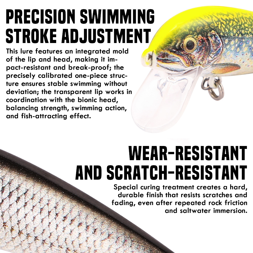 B&U Fishing Lures Sinking Minn - Fishing Lure Swimbait avis et prix