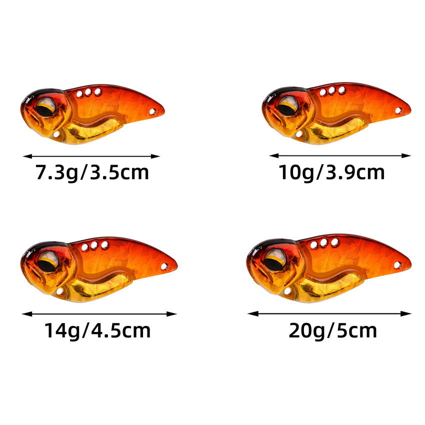 6pcs Metal VIB Fishing Lures 7 - Fishing Lure Blade Bait avis et prix