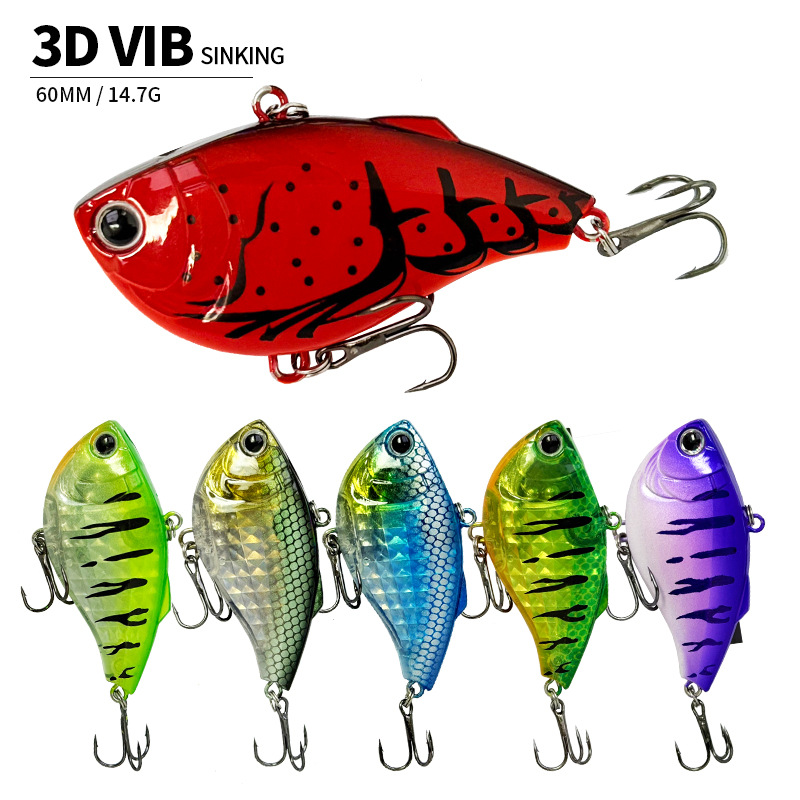 60mm 14.7g Sinking VIB Fishing - Fishing Lure Crankbait avis et prix
