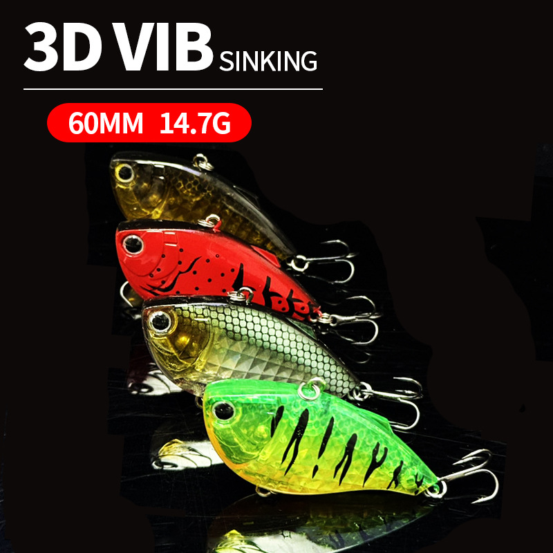 60mm 14.7g Sinking VIB Fishing - Fishing Lure Crankbait avis et prix