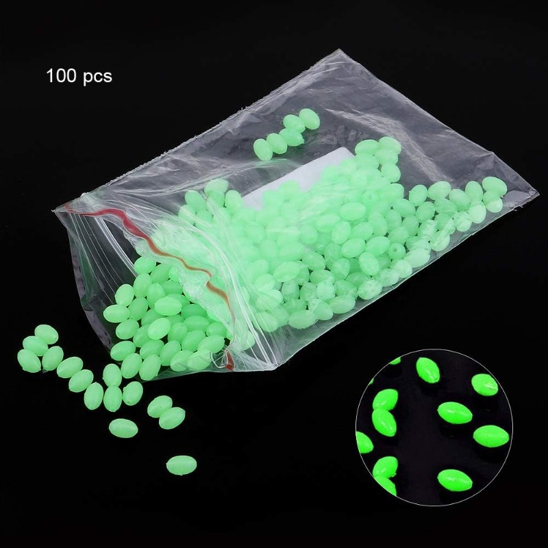 100pcs/lot Oval Night Luminous - Fishing Lure Topwater avis et prix