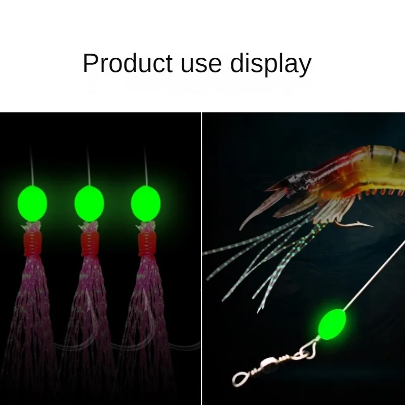 100pcs/lot Oval Night Luminous - Fishing Lure Topwater avis et prix