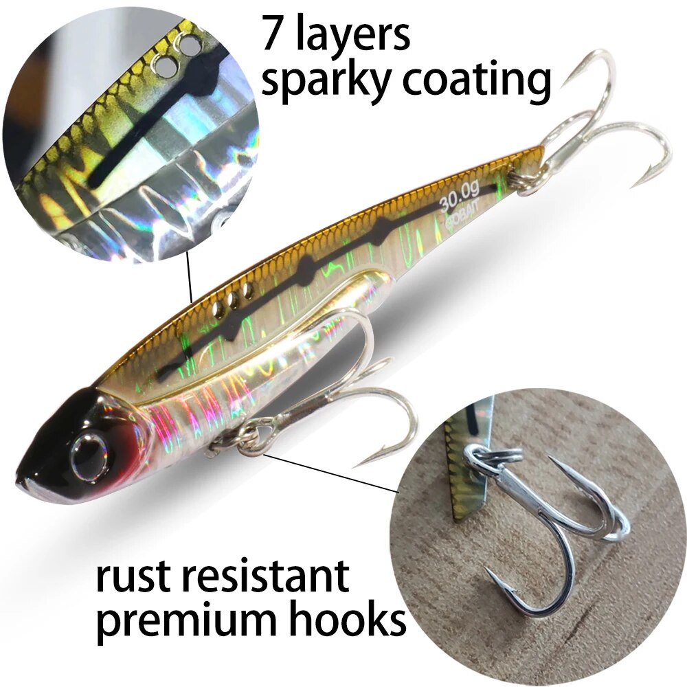 GOBAIT VIB Fishing Lure 20g 25 - Fishing Lure Blade Bait avis et prix