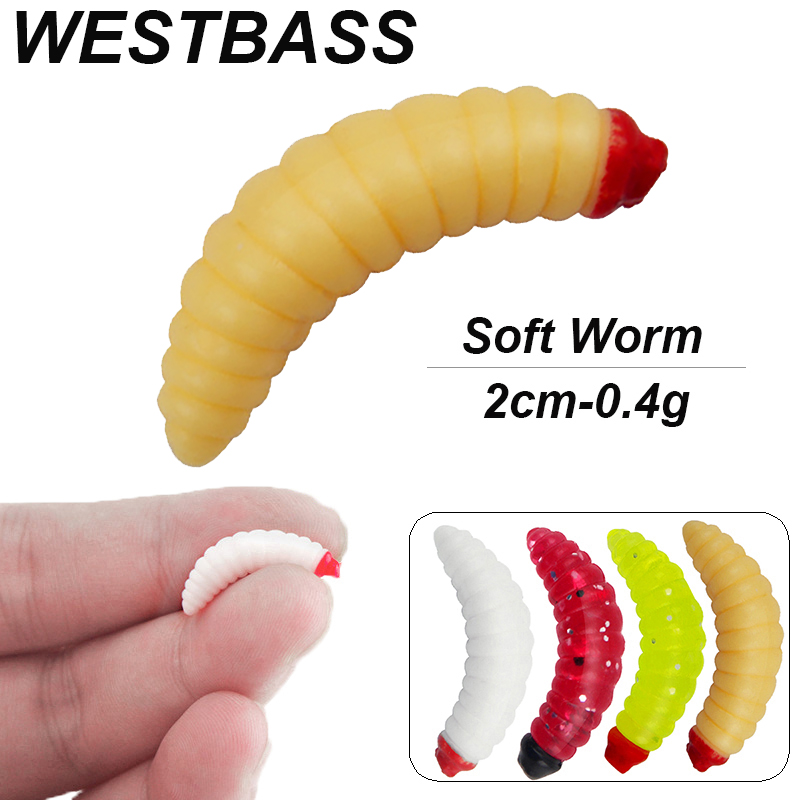 WESTBASS 20/50PCS Soft Larva S - Fishing Lure Swimbait avis et prix