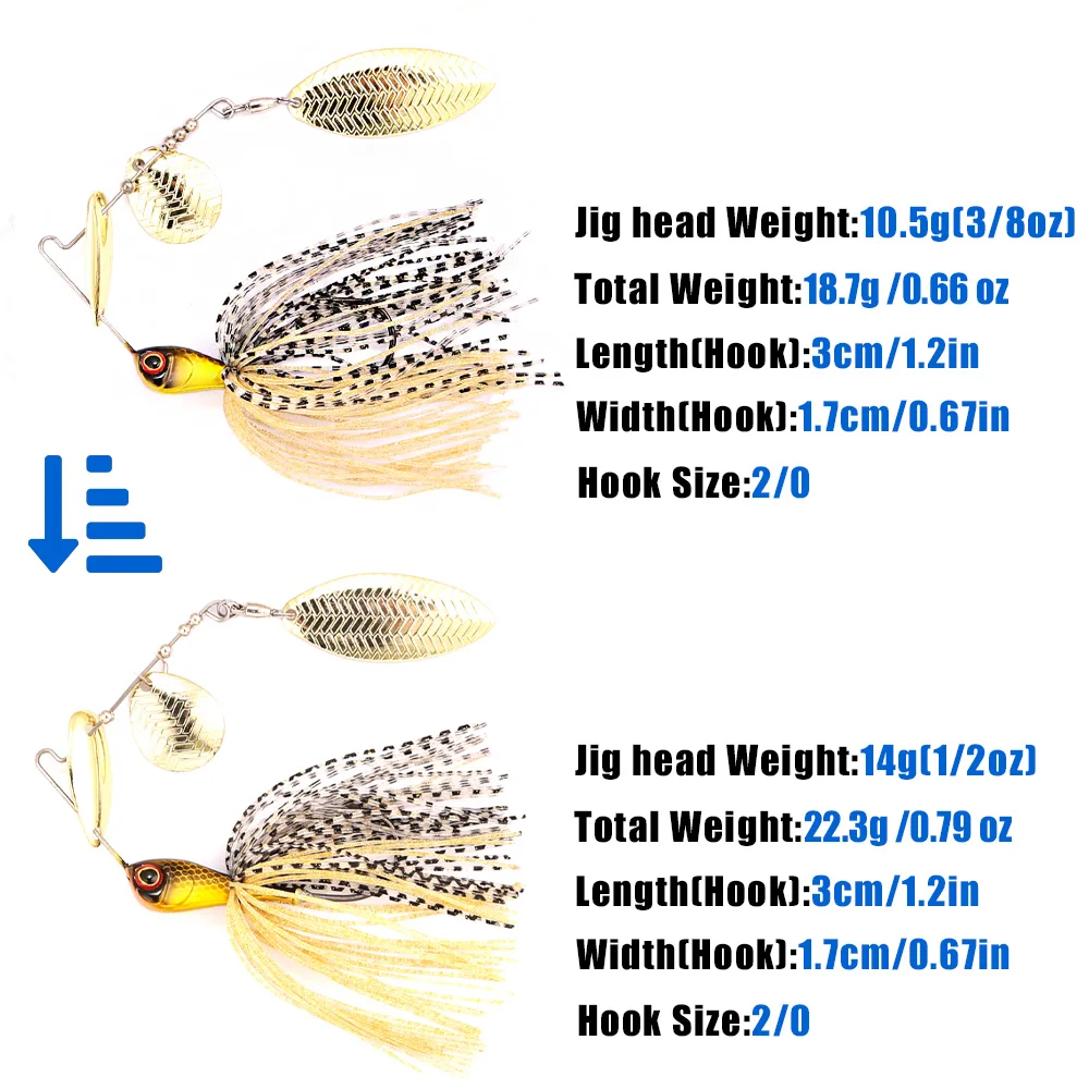 B&U Metal Blade Fishing Lure S - Fishing Lure Blade Bait avis et prix