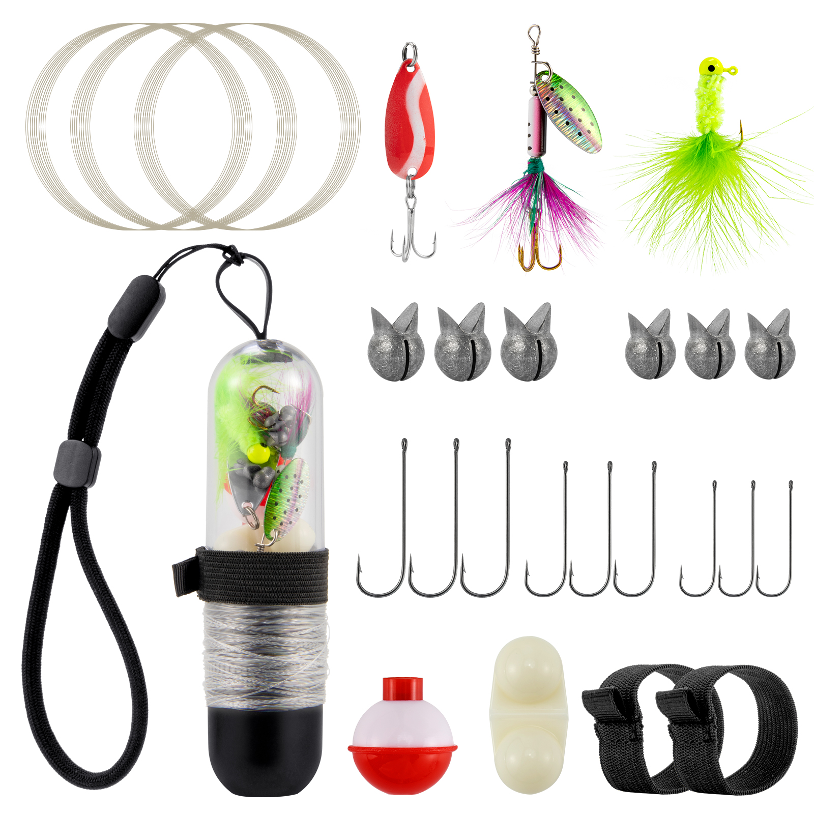 25pcs Survival Fishing Kit Poc - Fishing Lure Spinner avis et prix