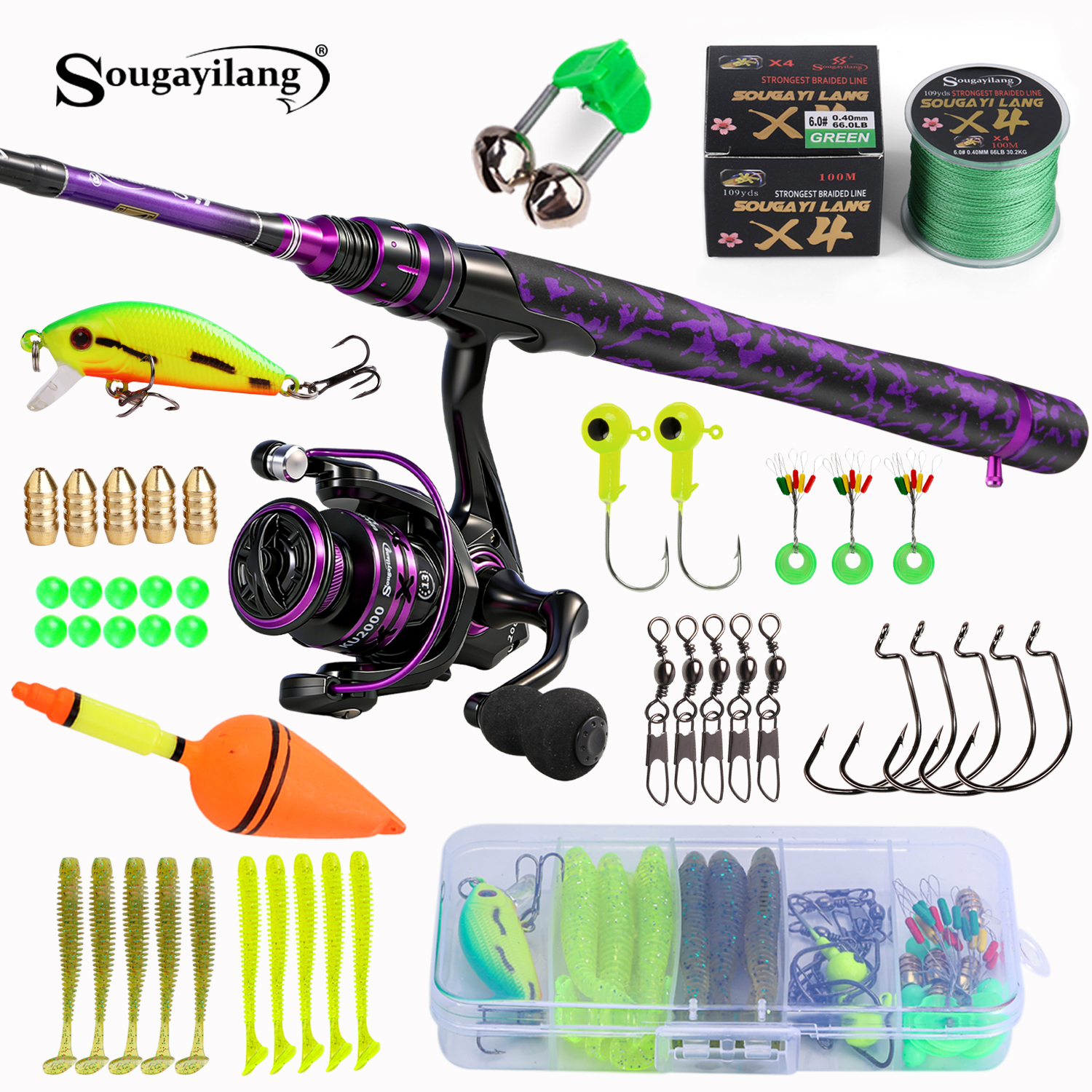 Sougayilang Spinning Fishing R - Fishing Lure Spinner avis et prix