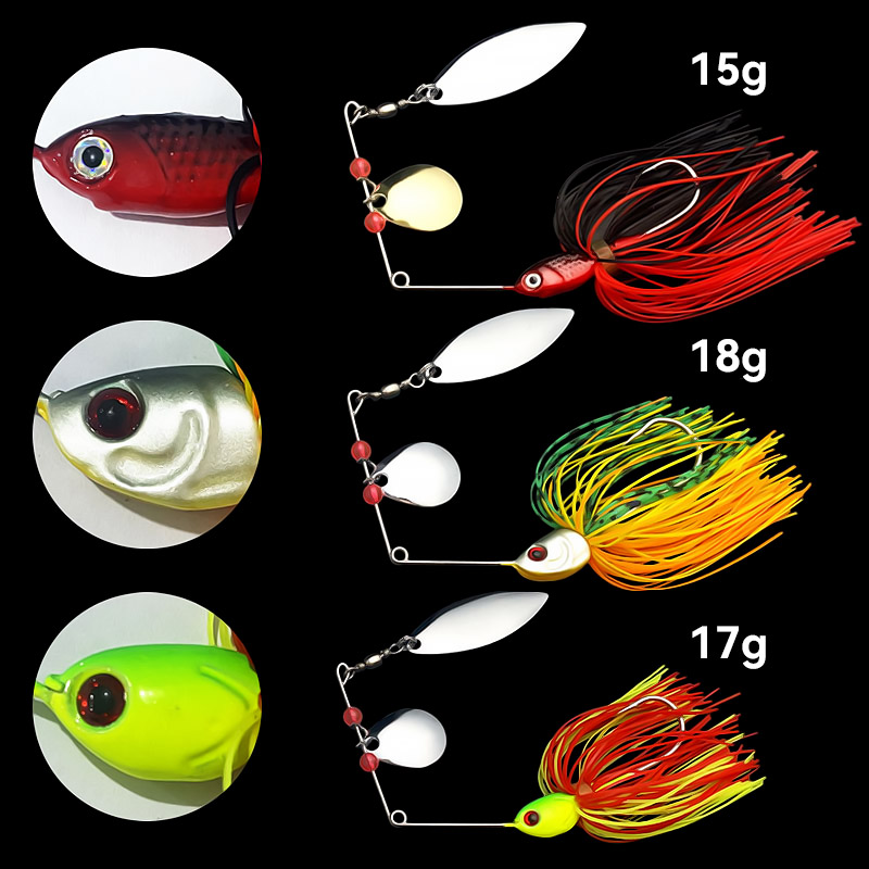 Bazooka 15g 18g Spinnerbait Fi - Fishing Lure Buzzbait avis et prix