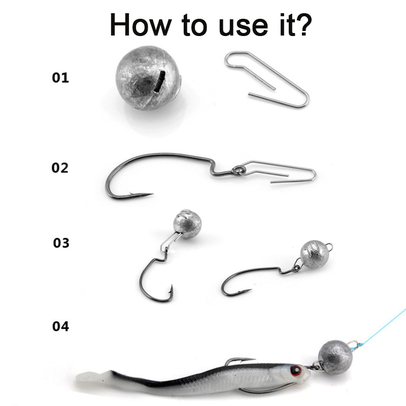 Simpleyi 5pcs/Lot Lead Weight  - Fishing Lure Jig avis et prix