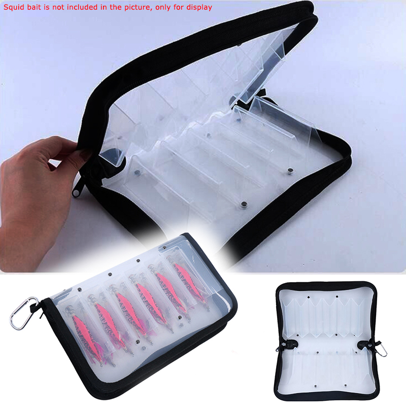Plastic Transparent Visual Squ - Fishing Lure Jig avis et prix