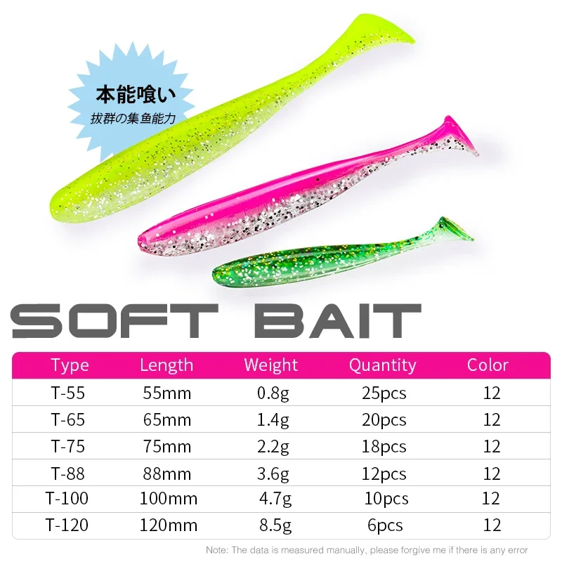 TSURINOYA NEW SIZE 100mm 120mm - Fishing Lure Soft Plastic avis et prix