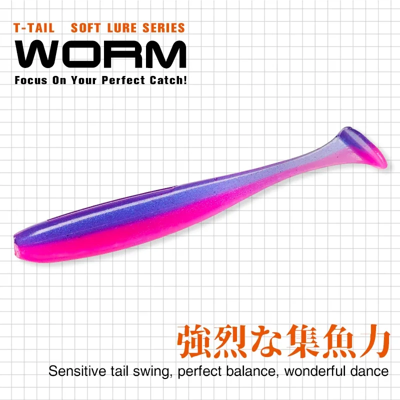 TSURINOYA NEW SIZE 100mm 120mm - Fishing Lure Soft Plastic avis et prix