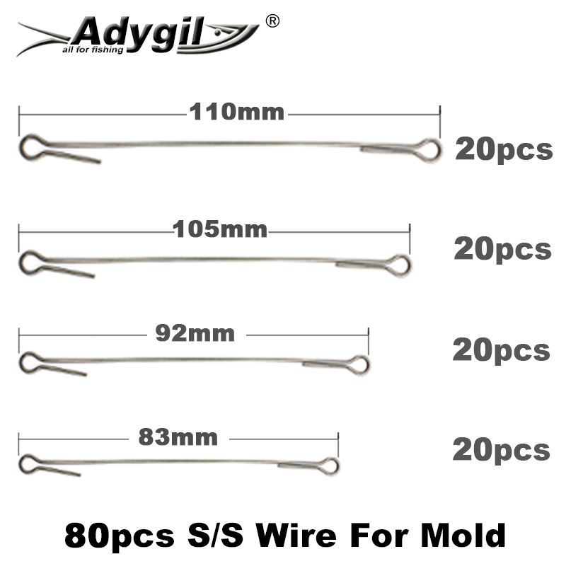 Adygil DIY Fishing 80pcs S/S W - Fishing Lure Jig avis et prix