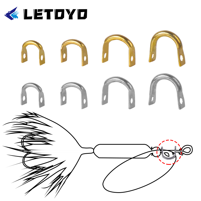 LETOYO 100pcs Folded Clevises  - Fishing Lure Making Kit avis et prix