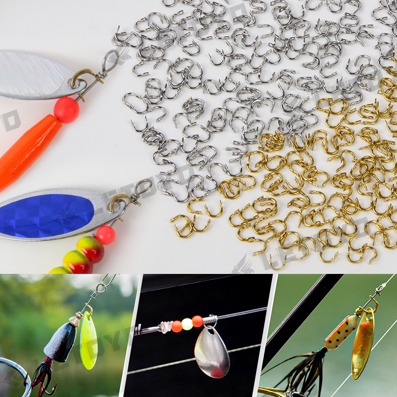 LETOYO 100pcs Folded Clevises  - Fishing Lure Making Kit avis et prix