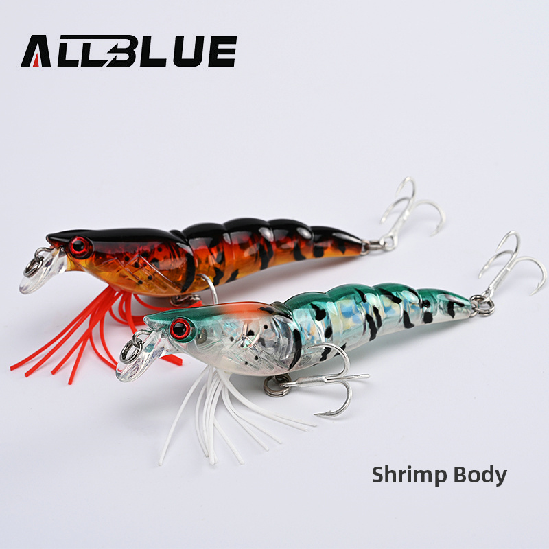 ALLBLUE 3D Flash Shrimp 70mm 7 - Fishing Lure Buzzbait avis et prix