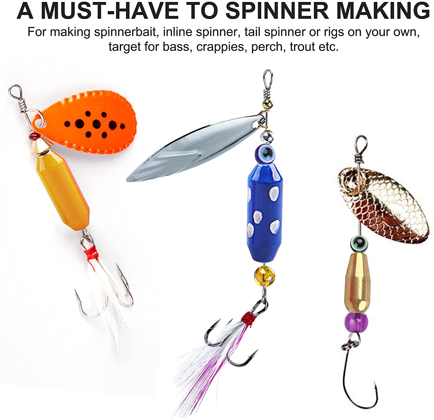 10pcs Fishing Brass Spinner Lu - Fishing Lure Spinnerbait avis et prix