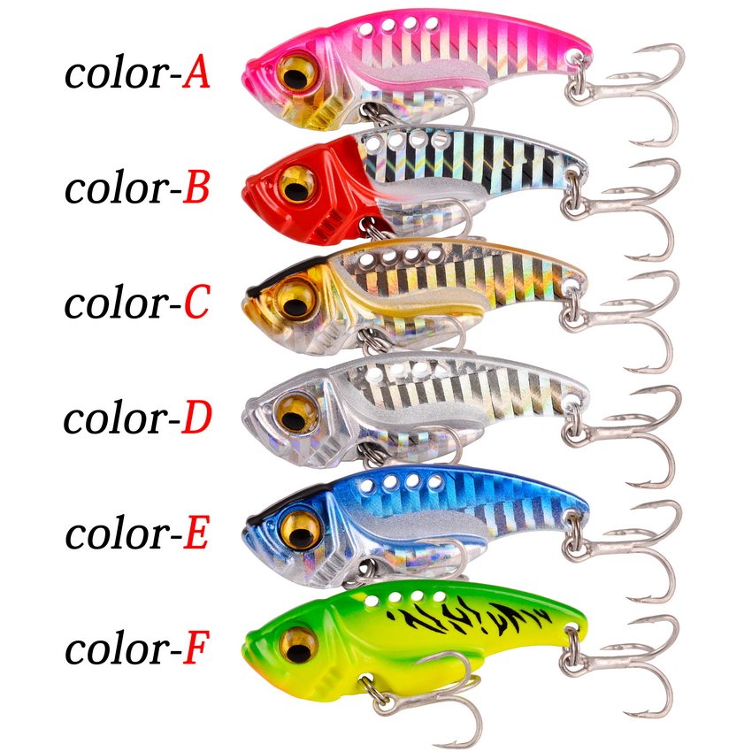 6pc/lot  7/10/15/20G Hard Meta - Fishing Lure Blade Bait avis et prix