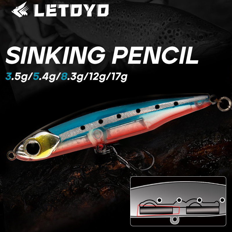 LETOYO Sinking Pencil 17g 12g- - Fishing Lure Swimbait avis et prix