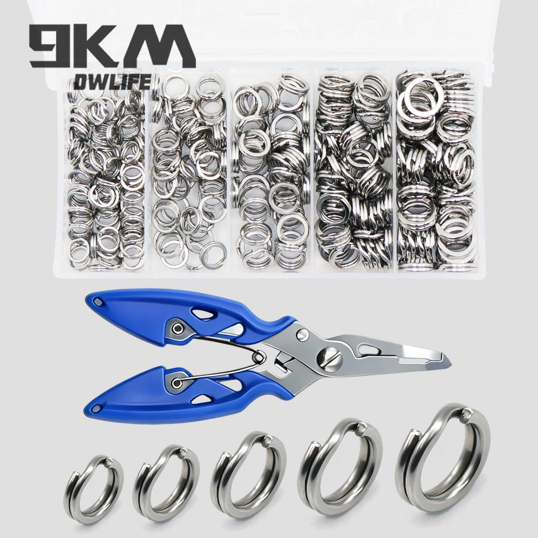 9KM 260-280pcs Fishing Split R - Fishing Lure Making Kit avis et prix