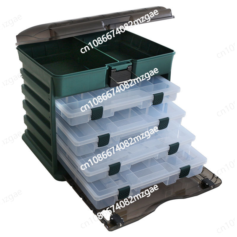 Medium 4-layer portable lure b - Fishing Lure Box avis et prix