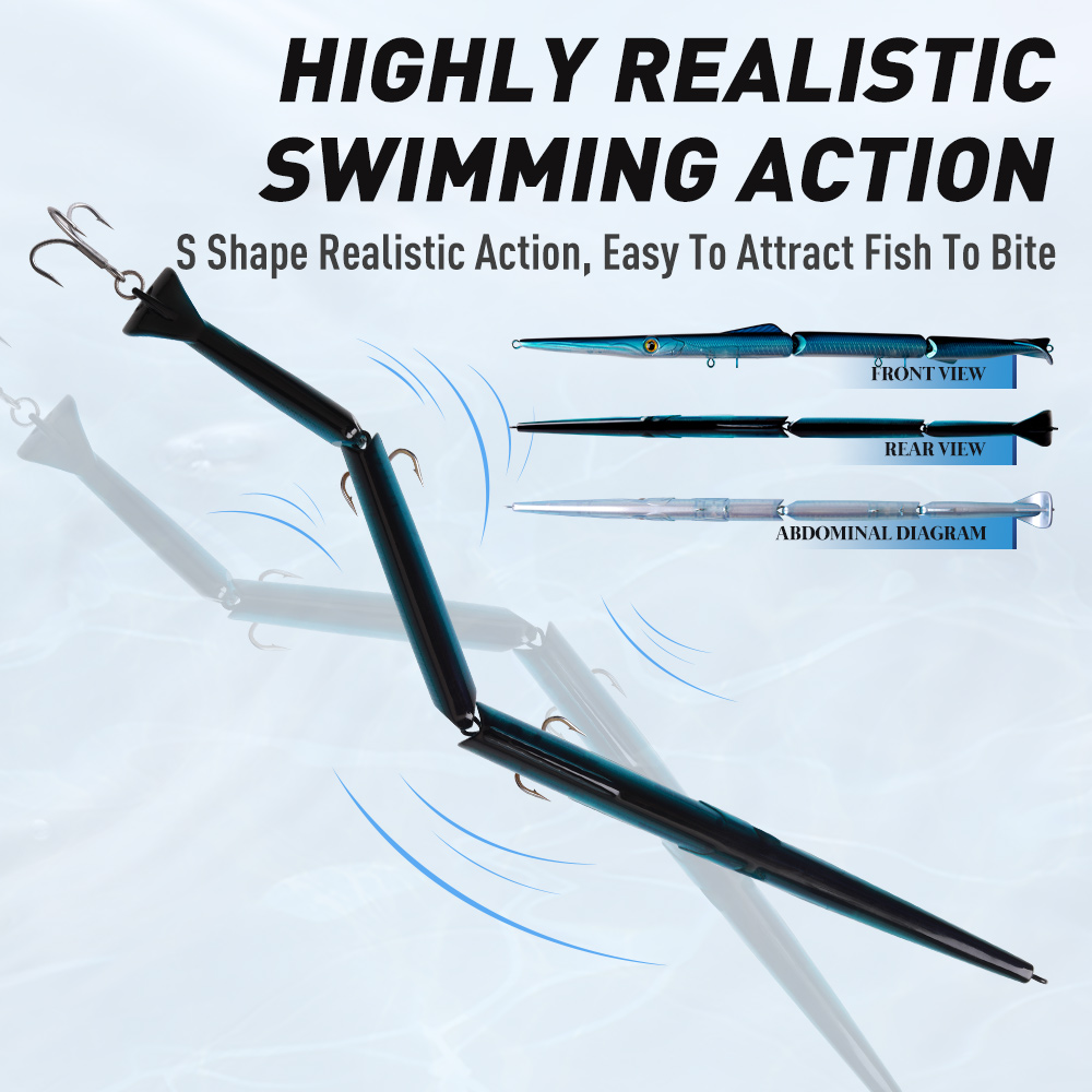 YOOFISH Jointed Pencil Bait 3  - Fishing Lure Popper avis et prix