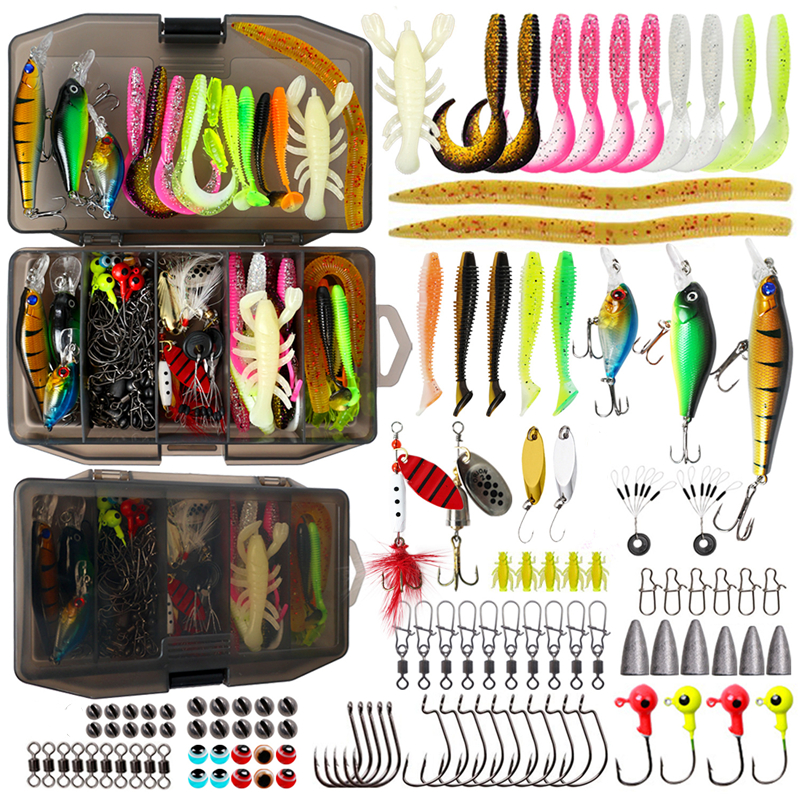 New 120PCS Fishing Lure Set So - Fishing Lure Making Kit avis et prix