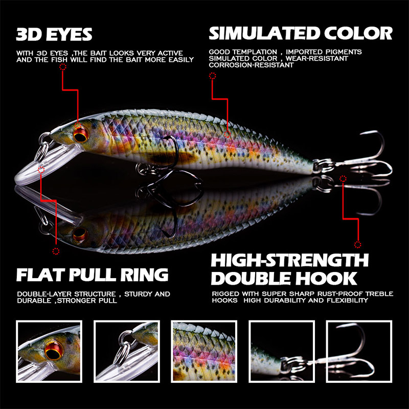 Agoie 3g 7g Popular Jerkbait M - Fishing Lure Popper avis et prix