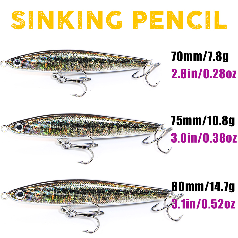 B&U Sinking Pencil Jerk Fishin - Fishing Lure Jerkbait avis et prix