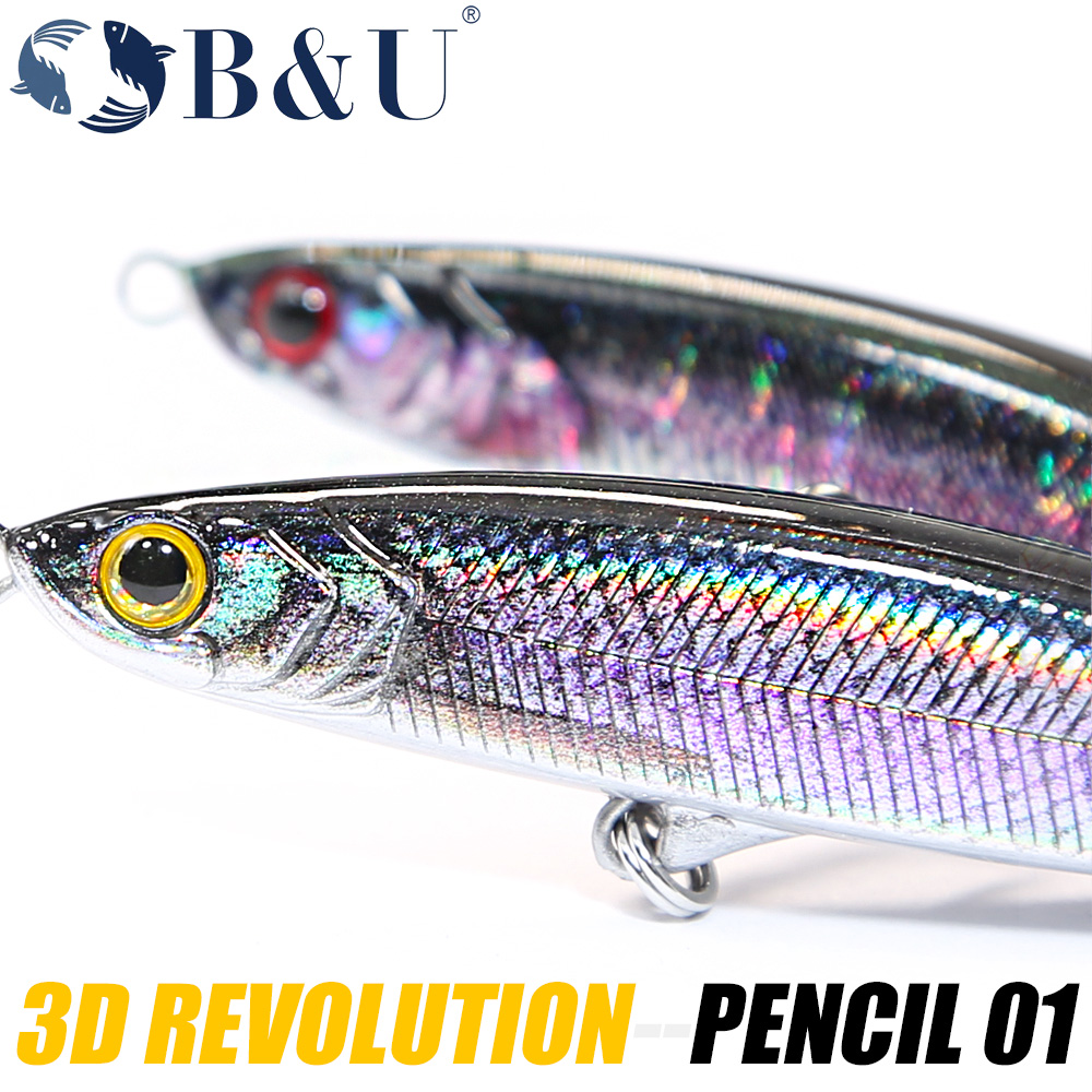 B&U Sinking Pencil Jerk Fishin - Fishing Lure Jerkbait avis et prix