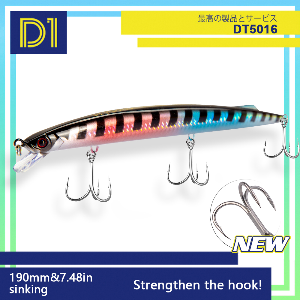 D1 Sea Fishing Minnow Lure 190 - Fishing Lure Buzzbait avis et prix