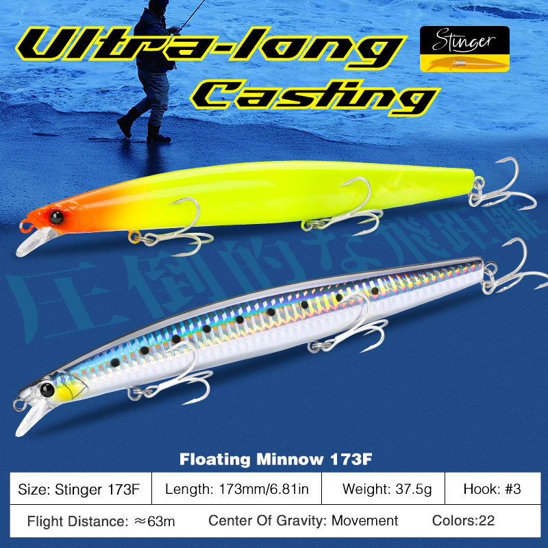 TSURINOYA Shore Fishing STINGE - Fishing Lure Crankbait avis et prix