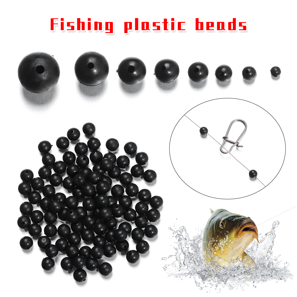 100pcs/lot Fishing Beads Space - Fishing Lure Soft Plastic avis et prix