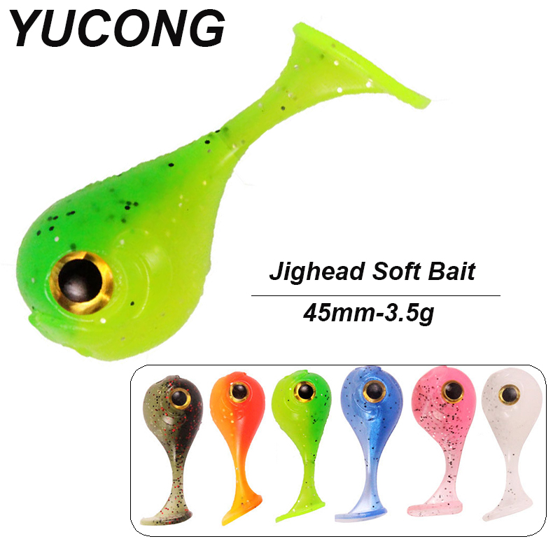 YUCONG 6PCS Jighead Soft Baits - Fishing Lure Swimbait avis et prix