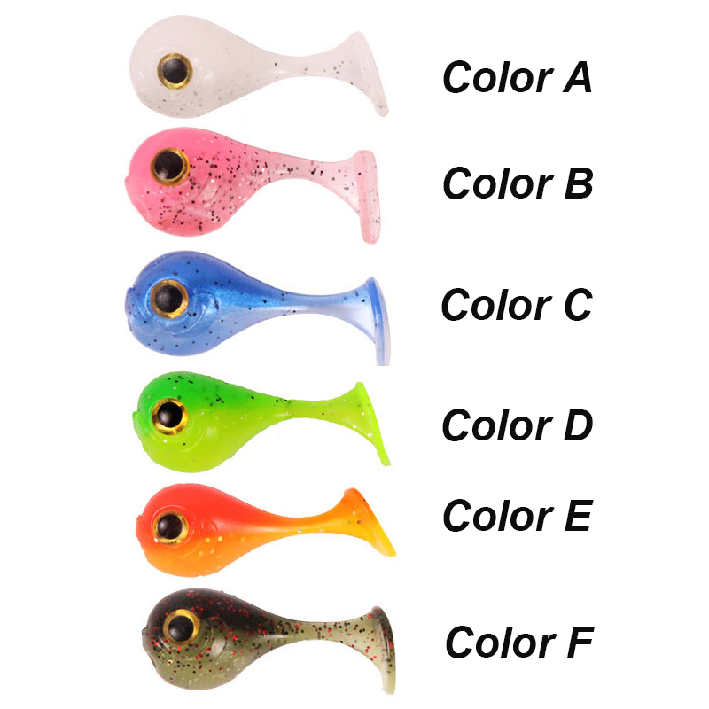 YUCONG 6PCS Jighead Soft Baits - Fishing Lure Swimbait avis et prix