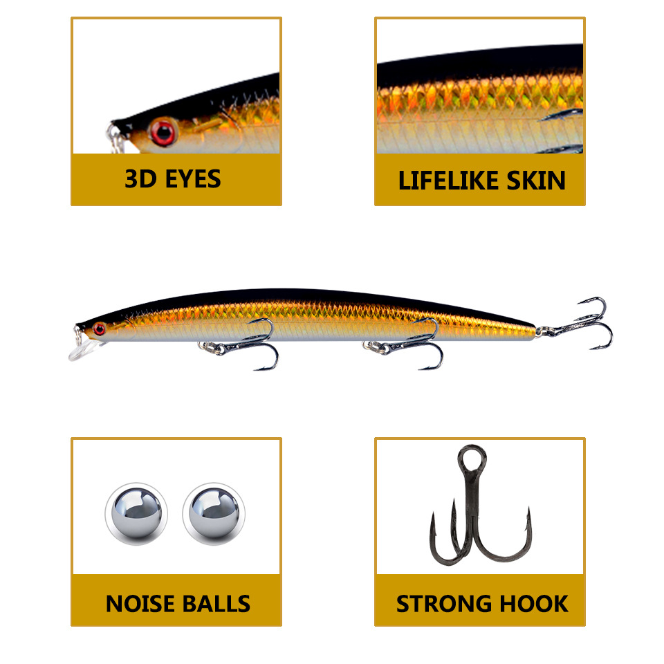 18cm 24g Minnow Fishing Lure L - Fishing Lure Crankbait avis et prix