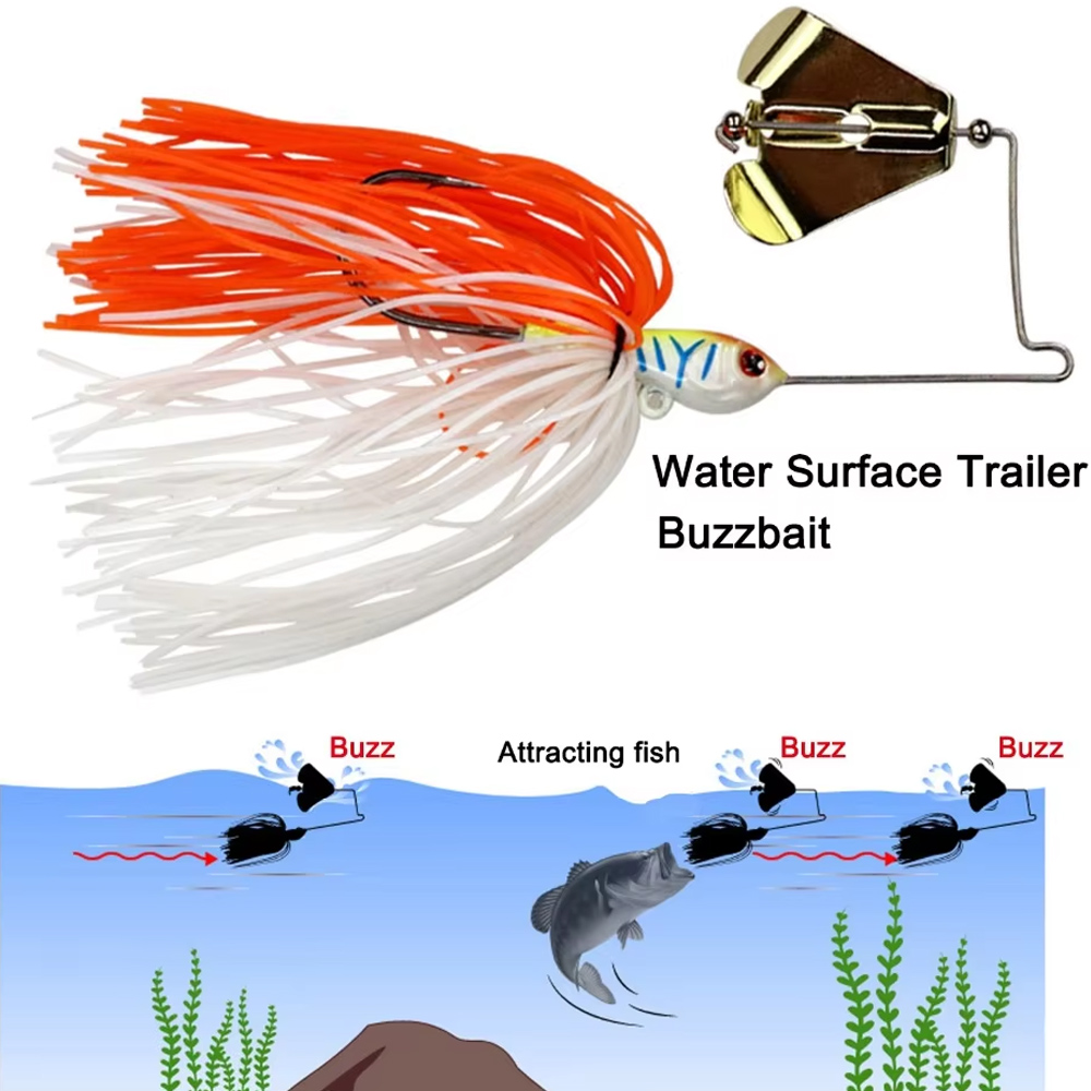 1pcs 12.8g Spinnerbait Fishing - Fishing Lure Blade Bait avis et prix