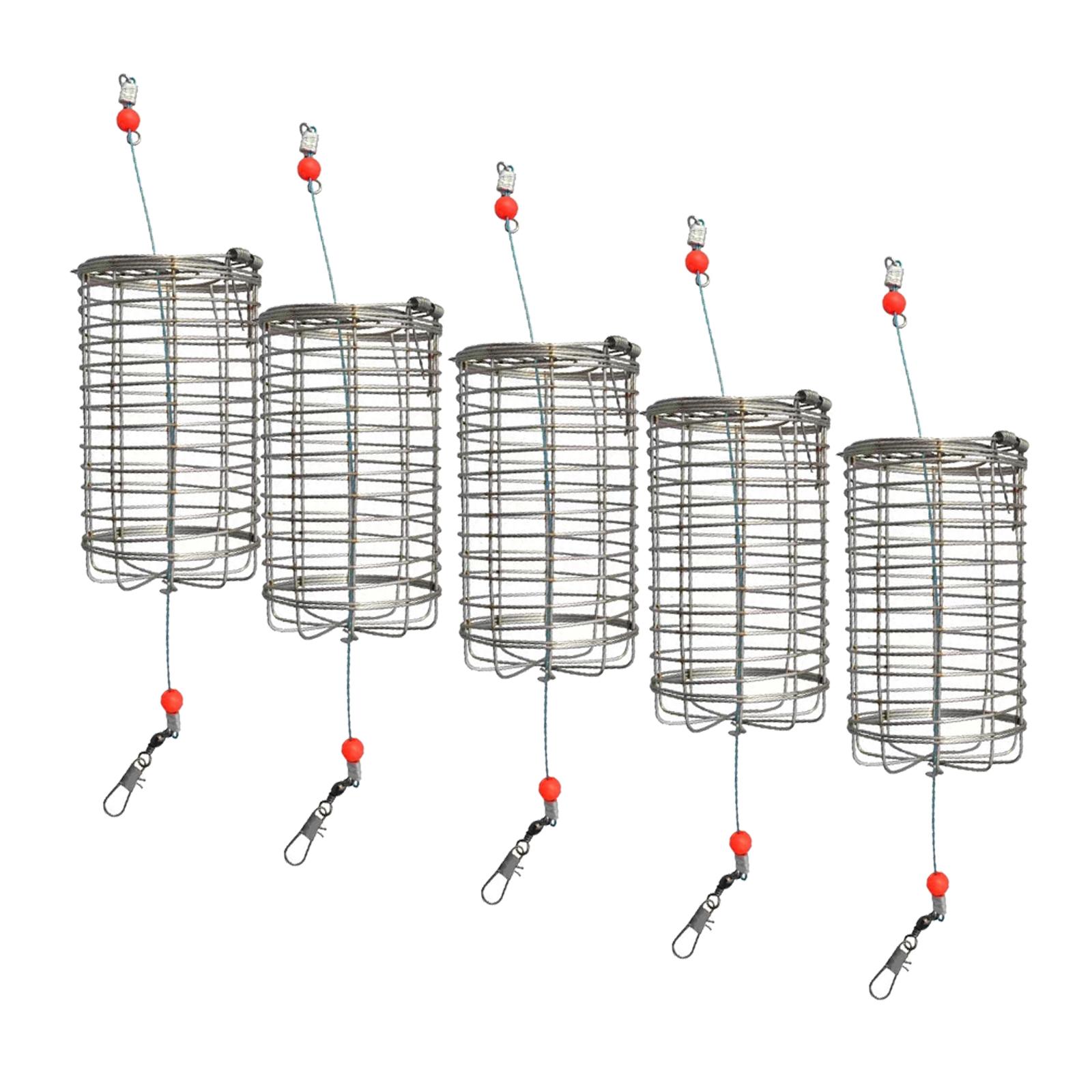 5x Solid Fishing Feeder Cage T - Fishing Lure Box avis et prix