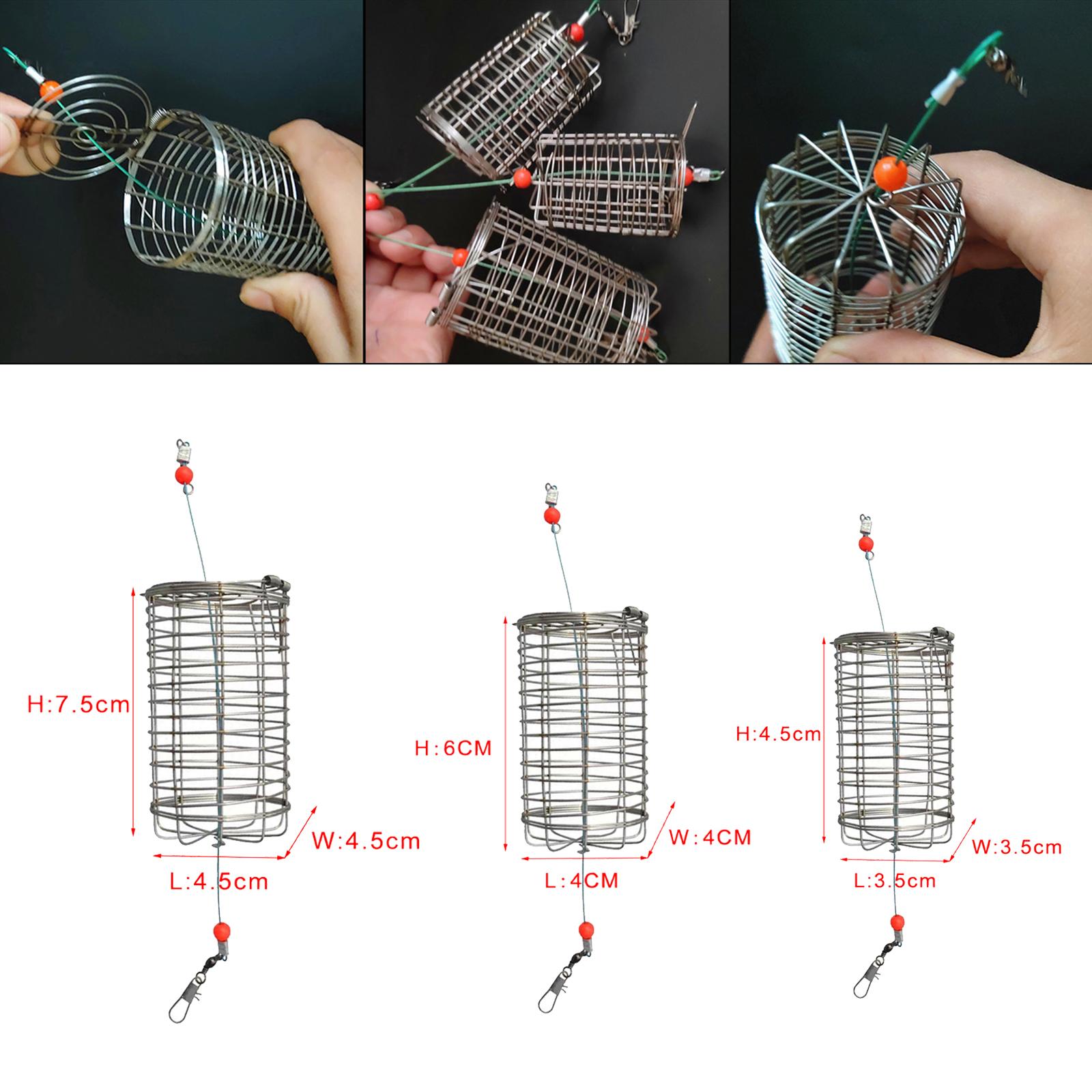 5x Solid Fishing Feeder Cage T - Fishing Lure Box avis et prix