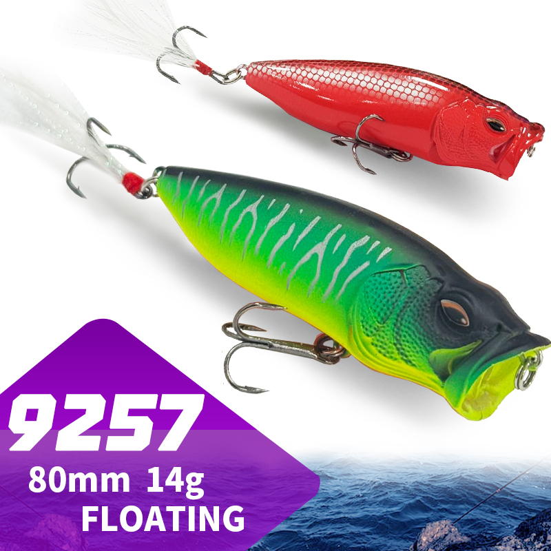 Popper Lure Topwater Bait 80mm - Fishing Lure Popper avis et prix