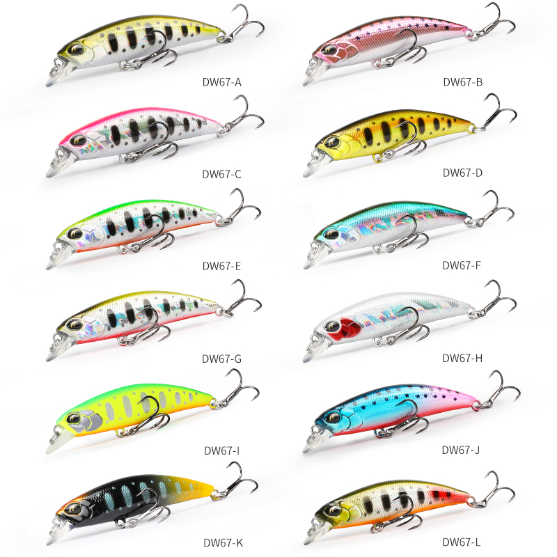 TSURINOYA  Sinking Minnow 60S  - Fishing Lure Jerkbait avis et prix