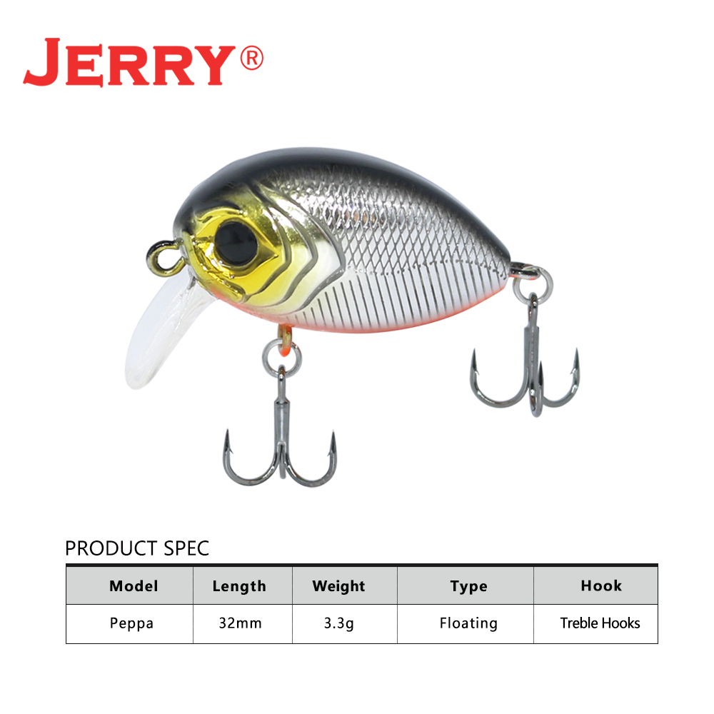 Jerry Peppa Wobbler Lure Float - Fishing Lure Crankbait avis et prix