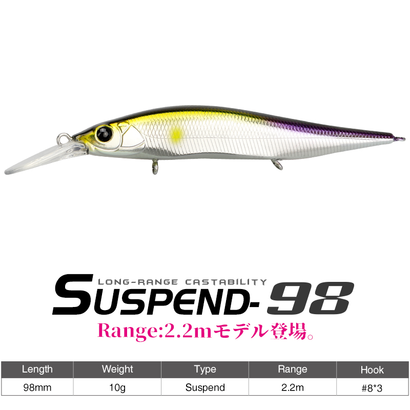 TSURINOYA  Suspending Minnow J - Fishing Lure Jerkbait avis et prix
