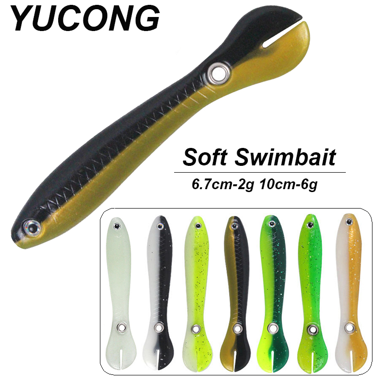 YUCONG 3/5PCS Soft Fishing Bai - Fishing Lure Swimbait avis et prix