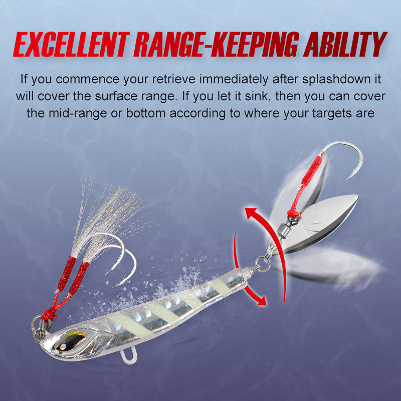 Noeby Blade Jig Lure 21g 28g 4 - Fishing Lure Blade Bait avis et prix