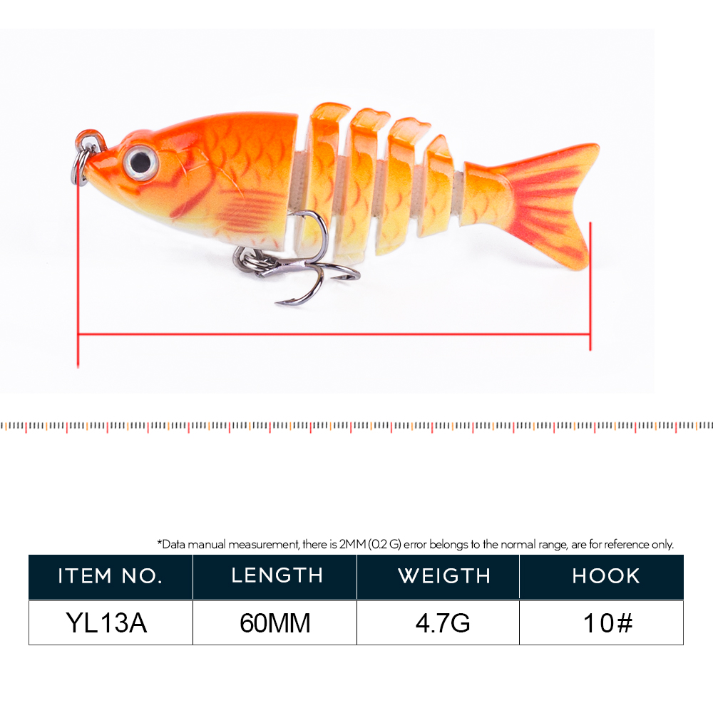 Mini Multi Jointed 6cm/4.7g Wo - Fishing Lure Popper avis et prix