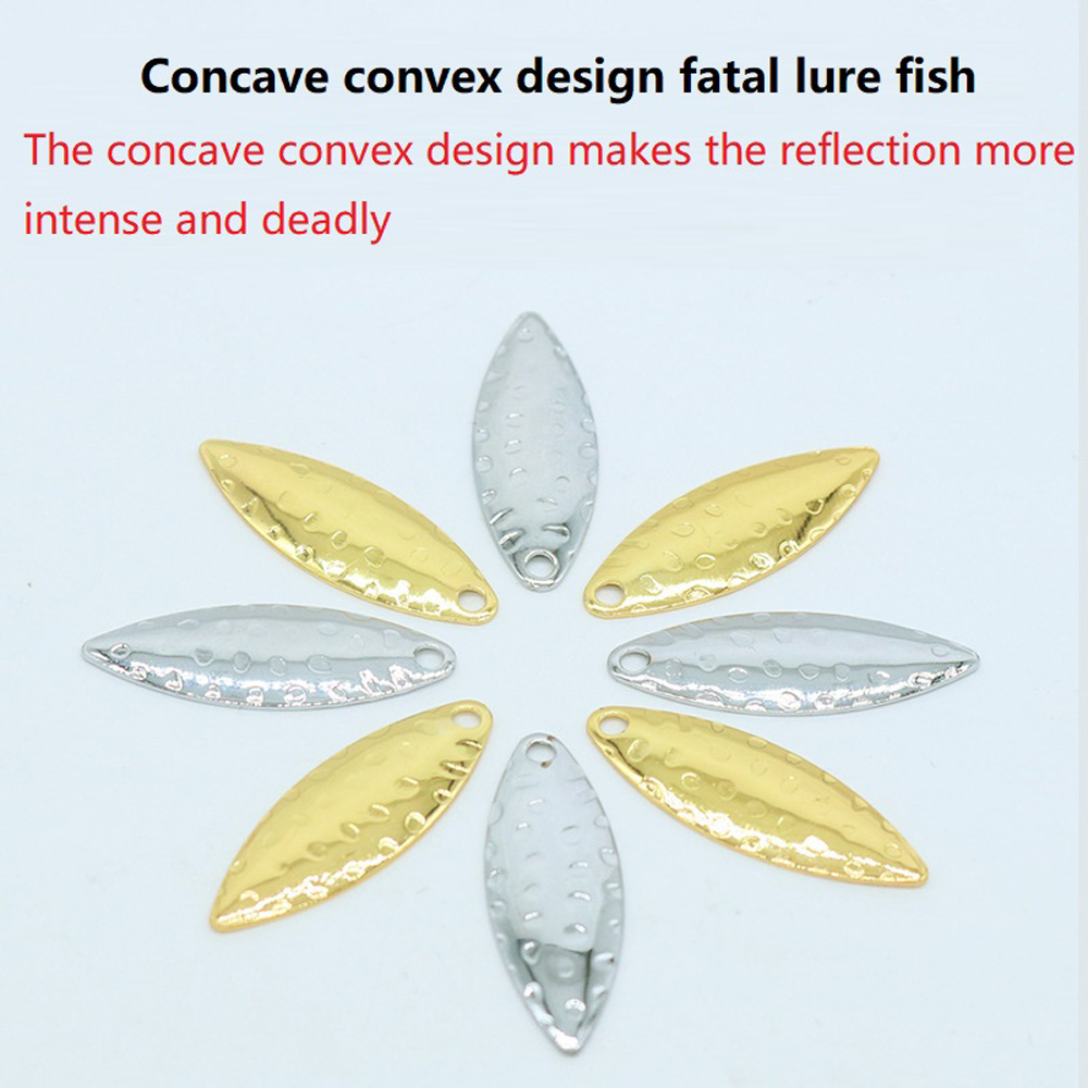 10Pcs/lot Willow leaf Sequin P - Fishing Lure Spinner avis et prix