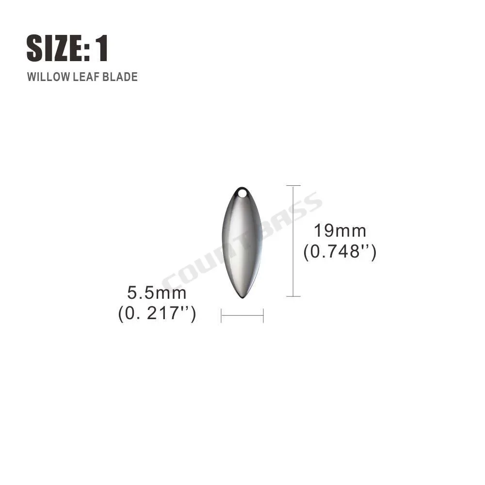 Countbass 50pcs Size 1-6 Nicke - Fishing Lure Spinnerbait avis et prix