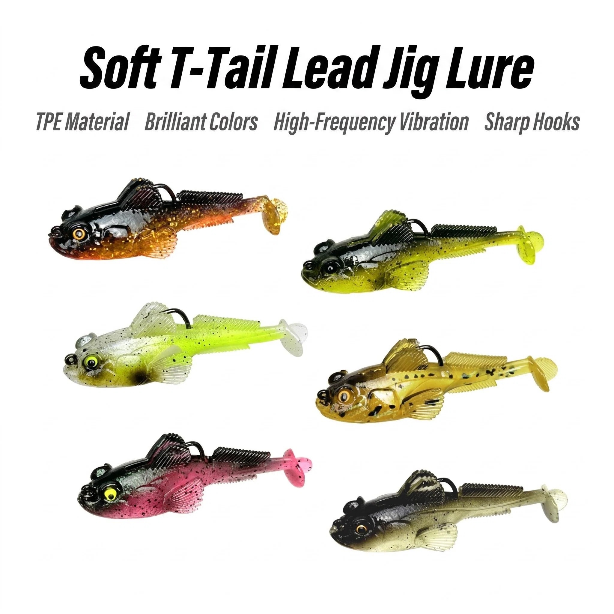 1pcs 10g13g18g Goby Lure Jig W - Fishing Lure Spinnerbait avis et prix